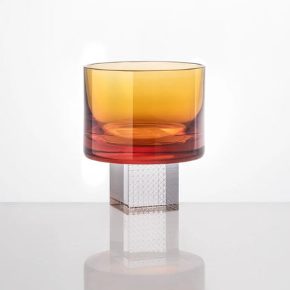 Cube whisky glass
