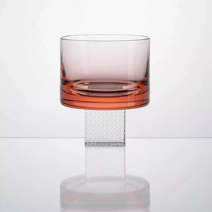 Cube whisky glass