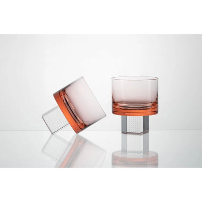 Cube whisky glass