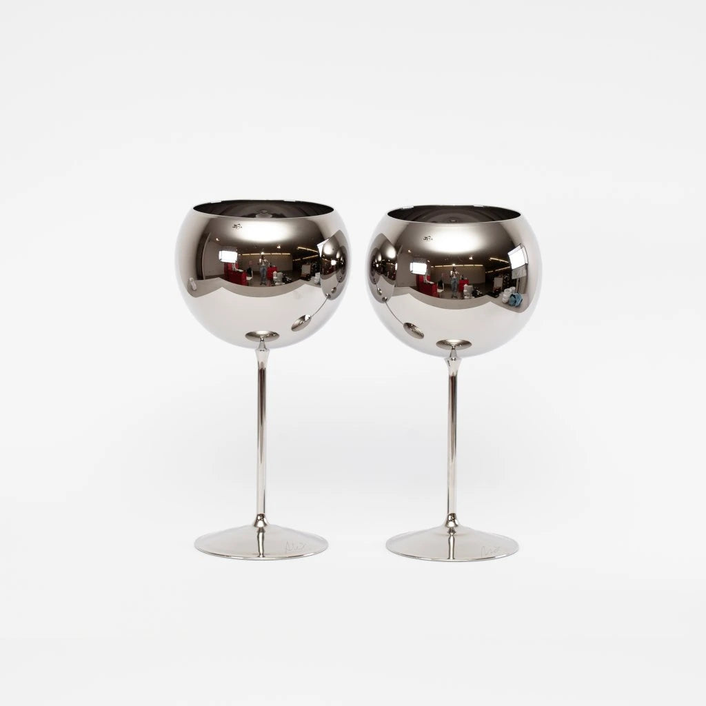 Bubble Glass Wine Set of 2 Pieces