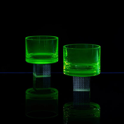 Cube whisky glass