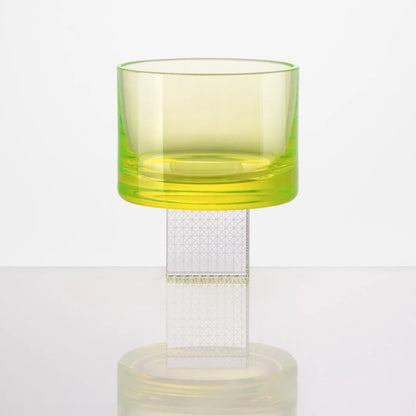 Cube whisky glass